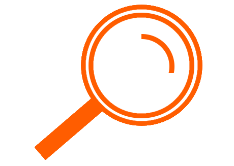 Magnifying glass.