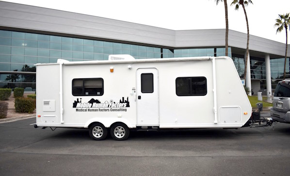 View of the Mobile Human Factors mobile facility.