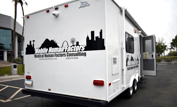 View of the Mobile Human Factors mobile facility.