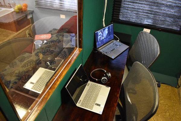 Internal view of the Mobile Human Factors mobile facility.