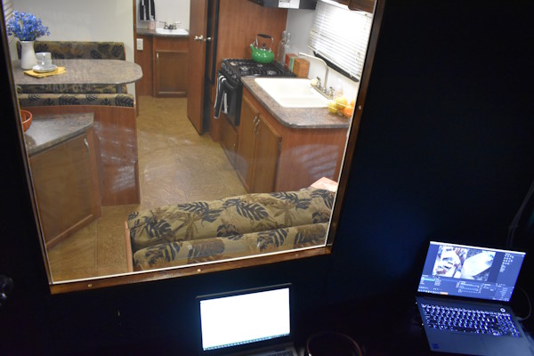 Internal view of the Mobile Human Factors mobile facility.